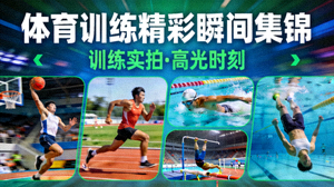 体育精彩瞬间集锦预览图 - 运动员训练精彩镜头
